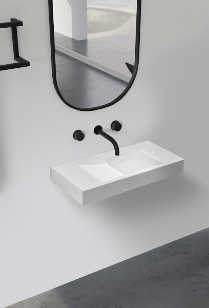 раковина 100x48 см abber stein as2641