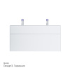 тумба под раковину am.pm inspire 2.0 m50afhx1203wm подвесная 120 см, 3 ящика, цвет белый, матовый