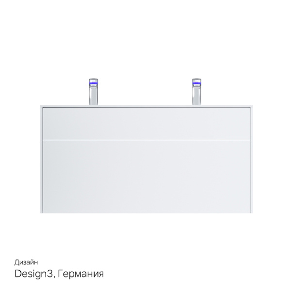 тумба под раковину am.pm inspire 2.0 m50afhx1203wm подвесная 120 см, 3 ящика, цвет белый, матовый