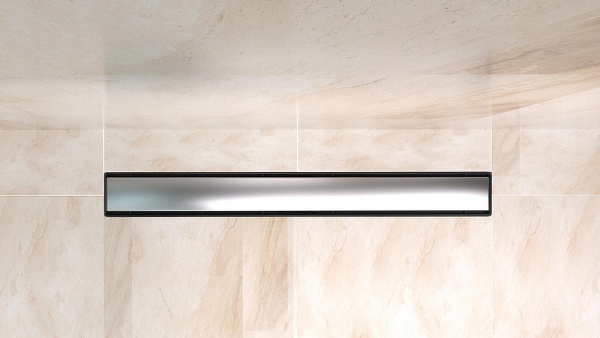 душевой лоток belbagno luce bb-ld-luce-60-cr с решеткой хром / под плитку