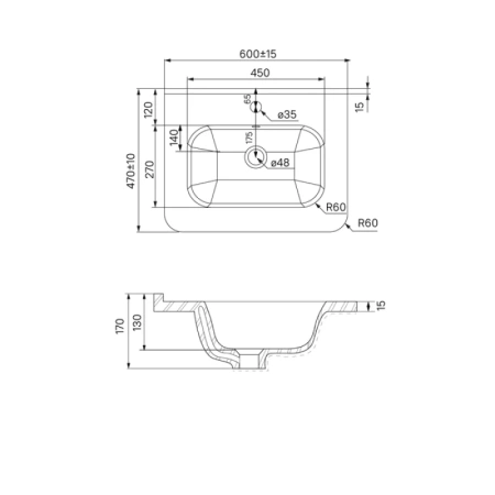 тумба с раковиной iddis edifice белая, 60 см edi60wfi95k
