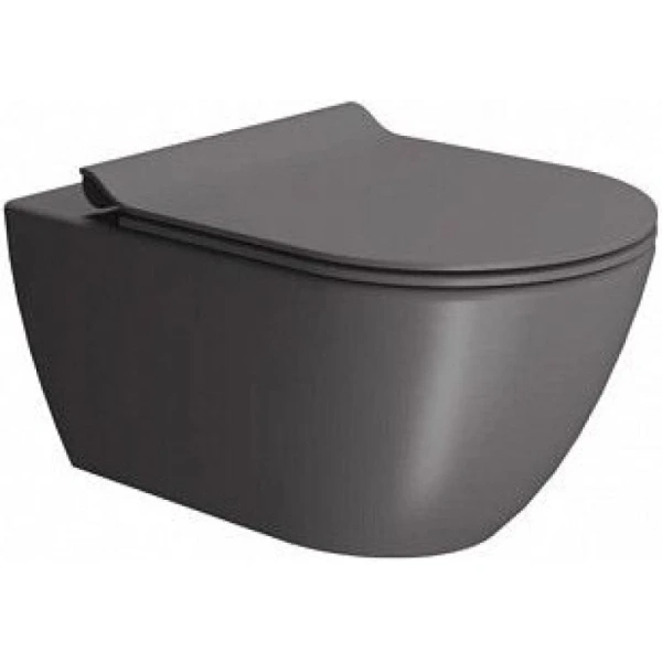 сиденье для унитаза gsi pura ms86csn16 с микролифтом, bistro matte