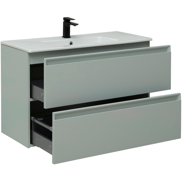 тумба под раковину allen brau eclipse 100 1.e1003.pwm подвесная папирус матовый