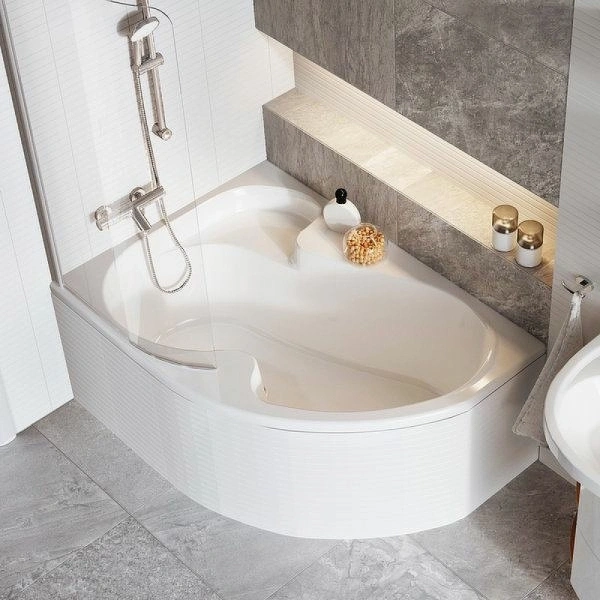 акриловая ванна ravak rosa i 150x105 l ck01000000 без гидромассажа