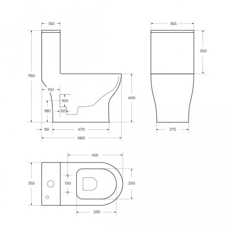 унитаз-моноблок belbagno neon bb8617cpr-mn/sc безободковый с сиденьем микролифт.