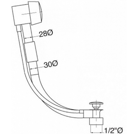 слив-перелив migliore ricambi 31478 полуавтомат золото