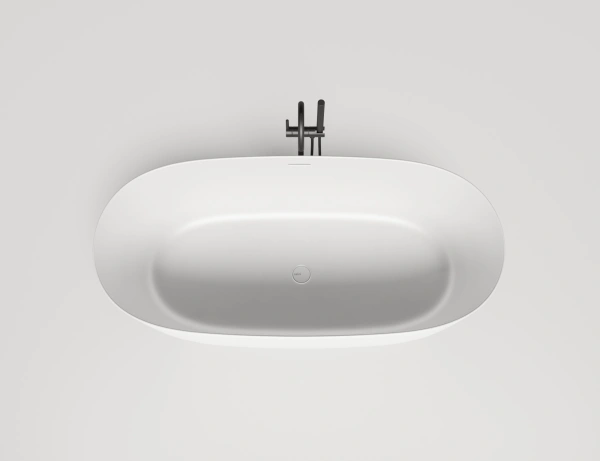 ванна отдельностоящая 170x80 cм salini sofia 102516g, материал: s-sense, цвет: белый глянец