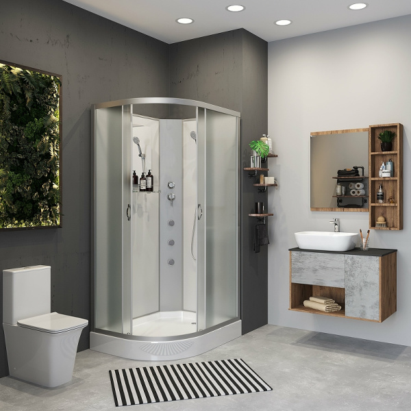 душевая кабина niagara classic 120x80 r ng-3312-14rbkg с гидромассажем