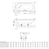 стальная ванна bette comodo 1251-000 plus 180x80 см
