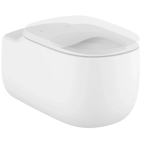 унитаз подвесной roca beyond 3460b7620 безободковый, белый матовый