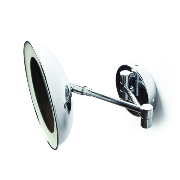 Косметическое зеркало Bertocci 188 6212 8800 настенное, с LED-подсветкой, выкл., увел. х5, двойной рычаг, Dark Bronze