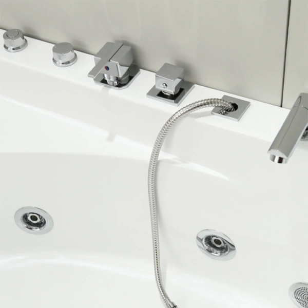 акриловая ванна black&white galaxy 160x100 gb5008-l с гидромассажем