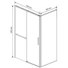 душевой уголок 150х90 см vincea slim soft vsr-1ss9015cl прозрачное