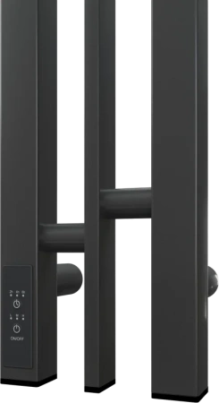 полотенцесушитель point фрея pn20718gb электрический, 10x80 см, графит блеск
