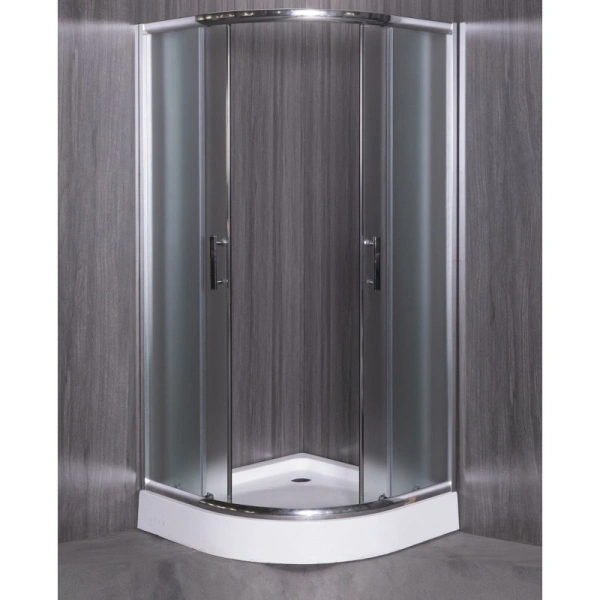 душевой уголок esbano esugd8025/esd-8025 100×100 см цвет хром