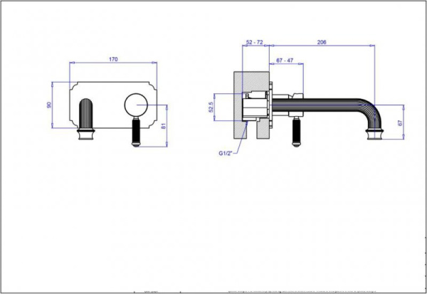 смеситель для раковины cezares olimp blsm2-l olimp-blsm2-03/24-l золото 24 карат