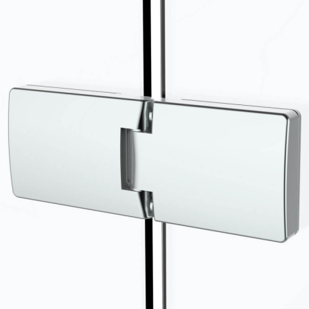 душевой уголок black&white stellar wind s701-900x900 радиальный профиль серебристый хром стекло прозрачное