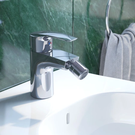 смеситель iddis ray raysb00i04 для биде, без донного клапана, хром