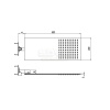 верхний душ rgw shower panels sp-63 21140363-01 хром