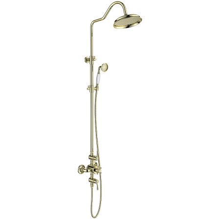 Душевая система Aquatek Классик AQ2563PG с термостатом Полированное золото