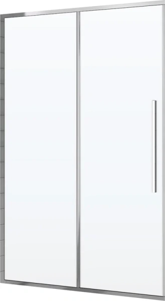 душевая дверь в нишу rgw stilvoll sv-12 1300х1950 профиль хром, стекло прозрачное