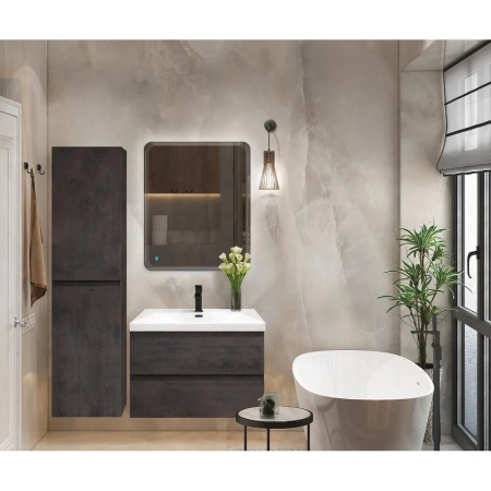 шкаф пенал cezares molveno 40 molveno-1600-2a-sc-oss подвесной ossido шкаф пенал cezares molveno 40 molveno-1600-2a-sc-oss подвесной ossido