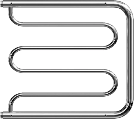 полотенцесушитель point фокстрот pn25665p водяной, с полотенцедержателем, 60x50 см, хром