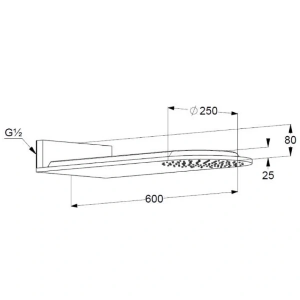 верхний душ kludi a-qa 6487005-00
