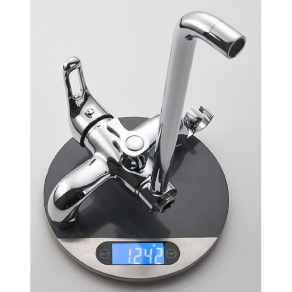 смеситель для ванны с душем d&k eucharius rhein da1373301 универсальный