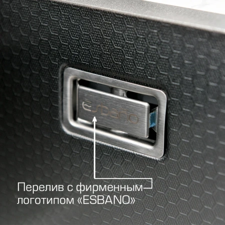 мойка кухонная esbano cascade-5 с сифоном