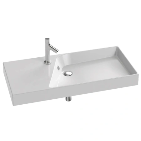 Раковина накладная Jacob Delafon Rythmik EXN112 100 см