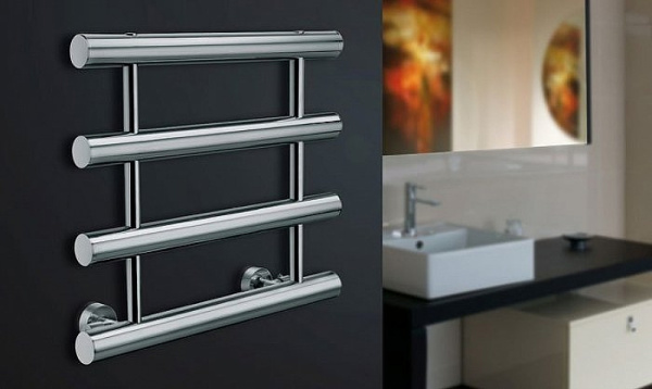 полотенцесушитель водяной margaroli orizzonti 1-442/4 14426004cr, высота 50 см, ширина 60 см цвет хром