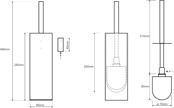 Ёршик для унитаза Bemeta Plaza 118113092