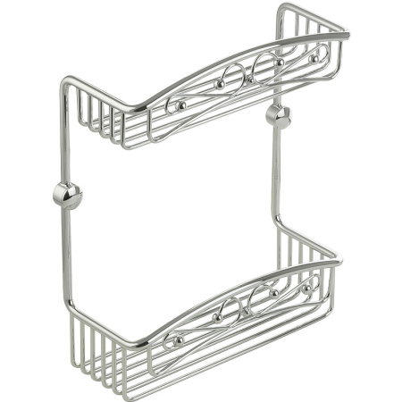 полка корзина migliore complementi 22038 цвет хром