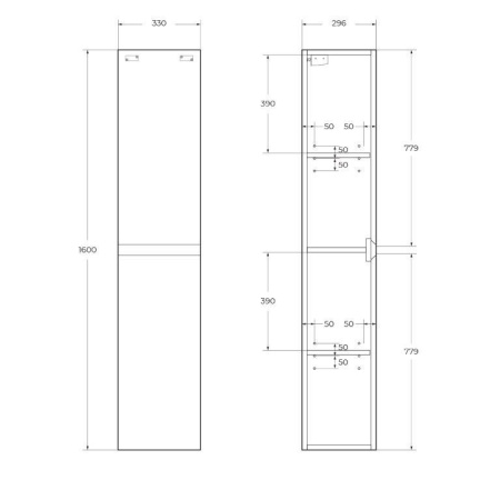 шкаф пенал belbagno kraft 33 kraft-1600-2a-sc-pp-r подвесной pino pasadena