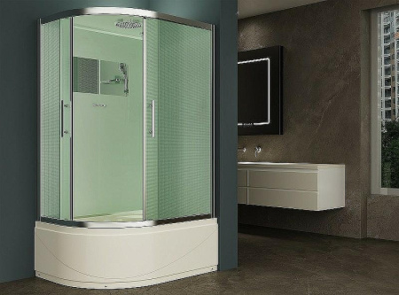 душевая кабина esbano est-129crb 120x90 r eskb129crbr без гидромассажа