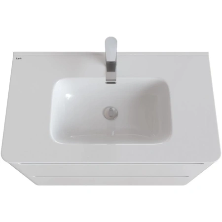 тумба с раковиной iddis edifice белая, 80 см edi80wfi95k