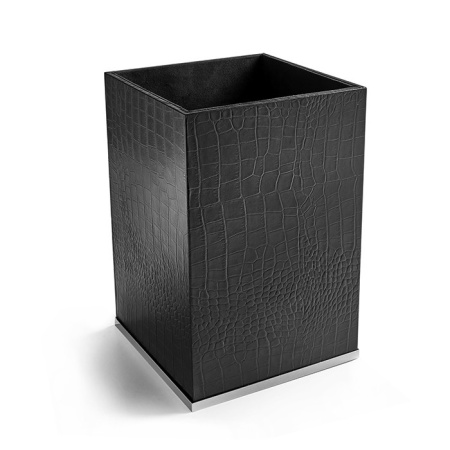 Ведро для мусора 3SC Cocco CO65ASL черное/хром