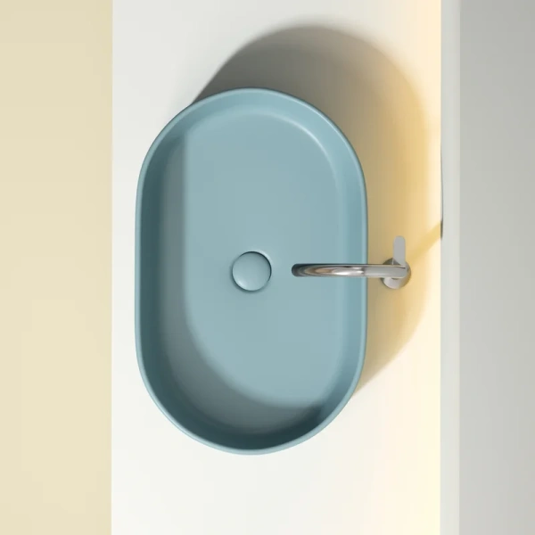 раковина ceramicanova element cn6048mlg накладная, 60.8x38.5 см, зеленая матовая