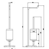 напольная стойка gessi goccia 38068#031