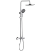 Душевая система Abber Thermostat AF8516 220 мм, с термостатом, хром