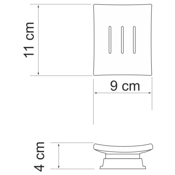 Мыльница WasserKRAFT Amper K-5429N