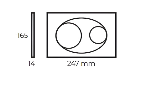 кнопка для инсталляции bocchi savio 8200-0012 цвет белый глянцевая