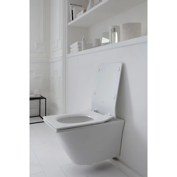 унитаз подвесной jacob delafon grands boulevards edw102-00 безободковый, белый