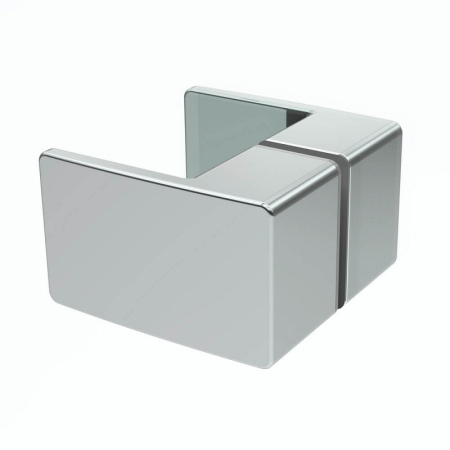 душевой уголок black&white stellar wind s701-100×100 профиль серебристый хром стекло прозрачное