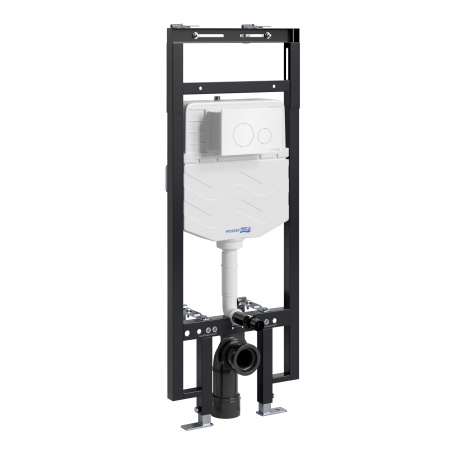 Система инсталляции для унитазов WasserKraft Dinkel 58TLT.010.ME.WH02 с кнопкой смыва, цвет белый матовый