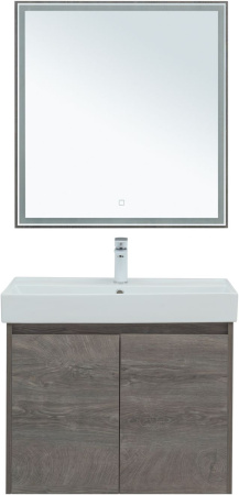 мебель для ванной aquanet nova lite 75 дуб рошелье (2 дверцы)