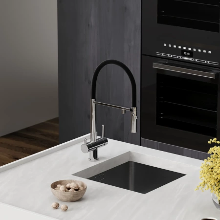 смеситель для кухни sancos imola sc4010ch хром черный