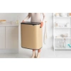 мусорное ведро 2x30л brabantia touch bin bo 221545