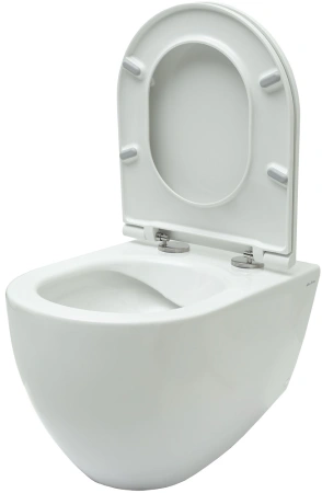 унитаз подвесной allen brau reality 4.32006.20 безободковый, без сиденья, цвет белый